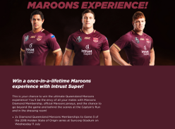 Win the Ultimate Maroons Experience