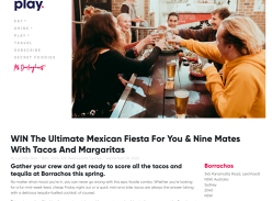 Win 'The Ultimate Mexican Fiesta' For You & Nine Mates