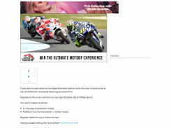 Win the Ultimate MotoGP Experience