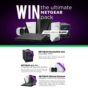 Win the ultimate Netgear Pack