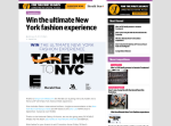 Win the ultimate New York fashion experience!