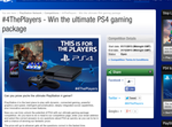 Win the ultimate PS4 gaming package!