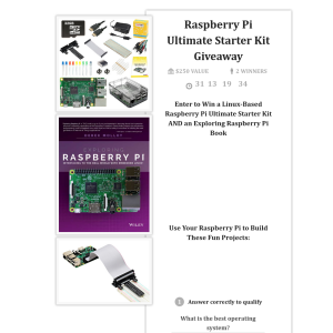 Win the ULTIMATE 'Raspberry Pi' training kit!
