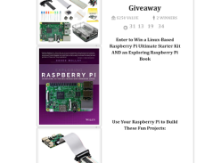 Win the ULTIMATE 'Raspberry Pi' training kit!