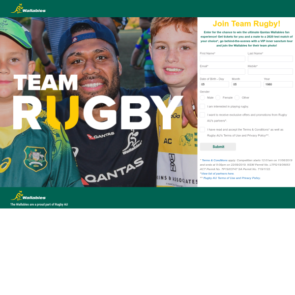 Win the Ultimate Rugby Experience + More