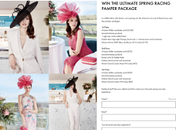 Win the Ultimate Spring Racing Pamper Package