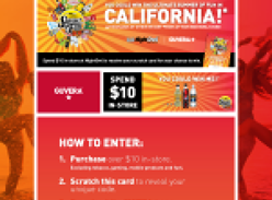 Win the ultimate summer of fun in California + thousands of other instant prizes!