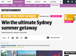Win the ultimate Sydney summer getaway