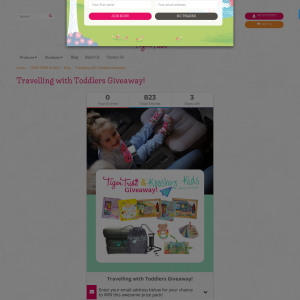 Win the ultimate Travelling with Toddlers Prize Pack