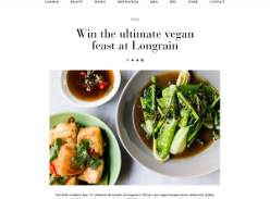 Win the ultimate vegan feast at Longrain