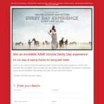 Win the ultimate Victoria 'Derby Day' experience worth over $25,000!