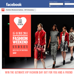 Win the ultimate VIP fashion day out for you & a friend - Fashion Weekend Sydney