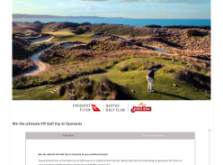 Win the ultimate VIP Golf trip to Tasmania