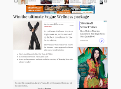 Win the ultimate VOGUE wellness package!