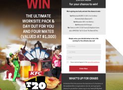 Win The Ultimate Worksite Pack and Day out for you and four mates