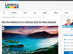 Win the weekend of a lifetime in Queenstown!