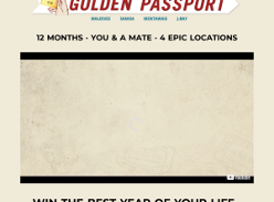 Win the World Surfaris Golden Passport for you and a mate