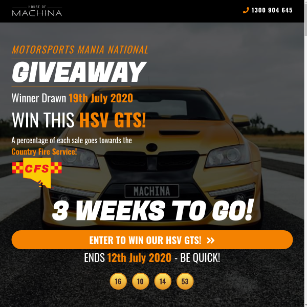 Win this HSV GTS!