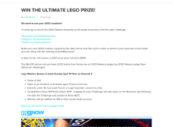 Win three LEGO builds from Series two!