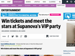 Win tickets and meet the stars at Supanova's VIP party