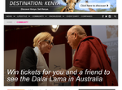 Win tickets for you & a friend to see the Dalai Lama in Australia!