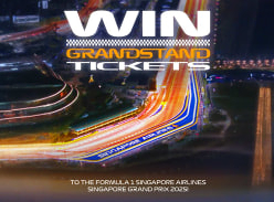 Win Tickets to the Formula 1 Singapore Grand PRIX 2025