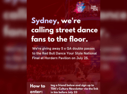 Win Tickets to the Red Bull Dance your Style National Final - The Daily Aus (TDA)