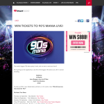 Win tickets to 90's Mania Live!