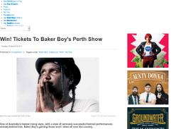 Win Tickets To Baker Boy's Perth Show