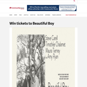 Win tickets to Beautiful Boy