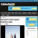 Win tickets to Boy & Bear's Newcastle show - Boy & Bear
