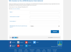 Win tickets to Brisbane International Tennis 2018