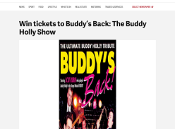 Win tickets to Buddy’s Back: The Buddy Holly Show