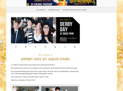 Win tickets to Derby Day at Aquis Park