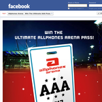 Win tickets to every event at Allphones Arena this year!