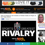 Win tickets to Holden State of Origin at the Triple MCG!