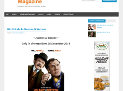 Win tickets to Holmes & Watson