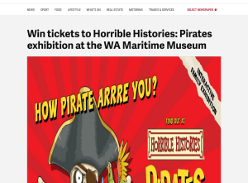 Win tickets to Horrible Histories: Pirates exhibition at the WA Maritime Museum