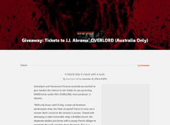 Win Tickets to J.J. Abrams' Overlord