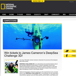Win tickets to James Cameron's 'DeepSea Challenge' 3D!