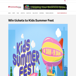 Win tickets to Kids Summer Fest