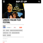 Win tickets to Lavazza Italian Film Festival