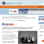 Win Tickets to NIDA's Directors' Productions 2014