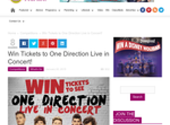 Win Tickets to One Direction Live in Concert!