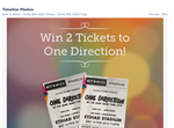 Win tickets to One Direction!