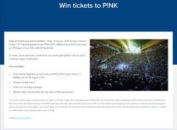 Win tickets to P!NK