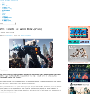 Win Tickets To Pacific Rim Uprising