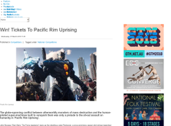 Win Tickets To Pacific Rim Uprising