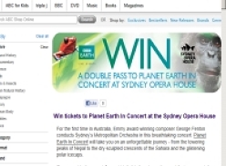 Win tickets to Planet Earth In Concert at the Sydney Opera House