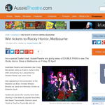 Win tickets to Rocky Horror, Melbourne